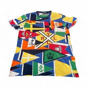 Polo Ralph Lauren Multicolor Flag Pattern Men’s T-Shirt